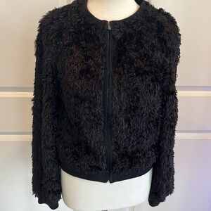 L’AGENCE Teddy Jacket Black Size 6